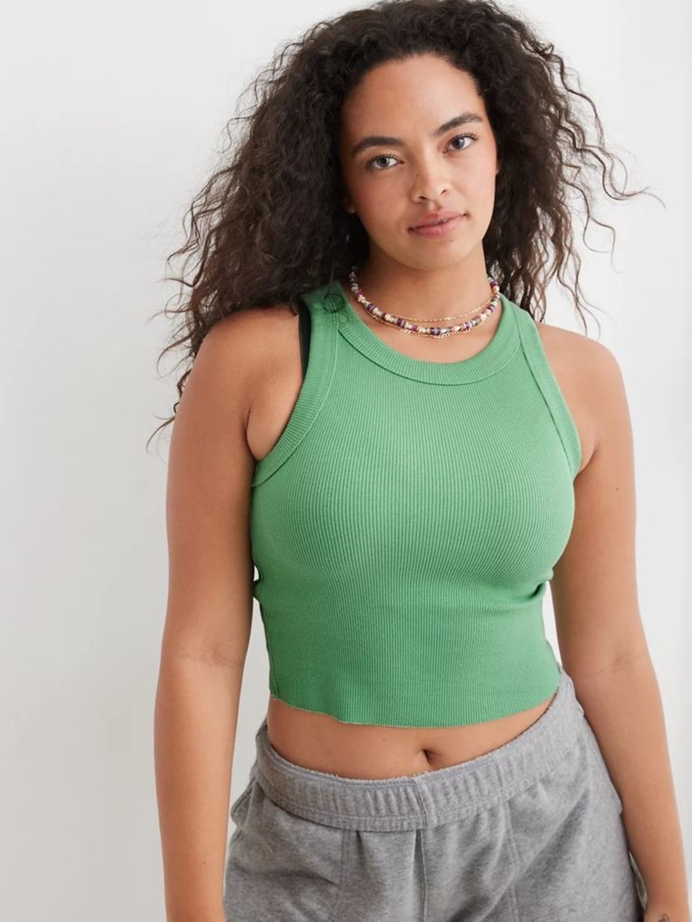 Aerie Free Spirit Ribbed Tank Top Size Medium New with tag